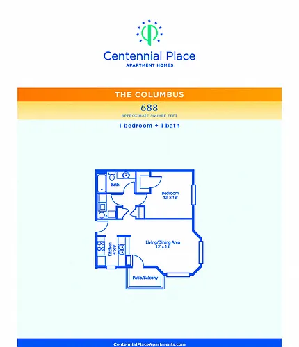 Floor plan The Columbus