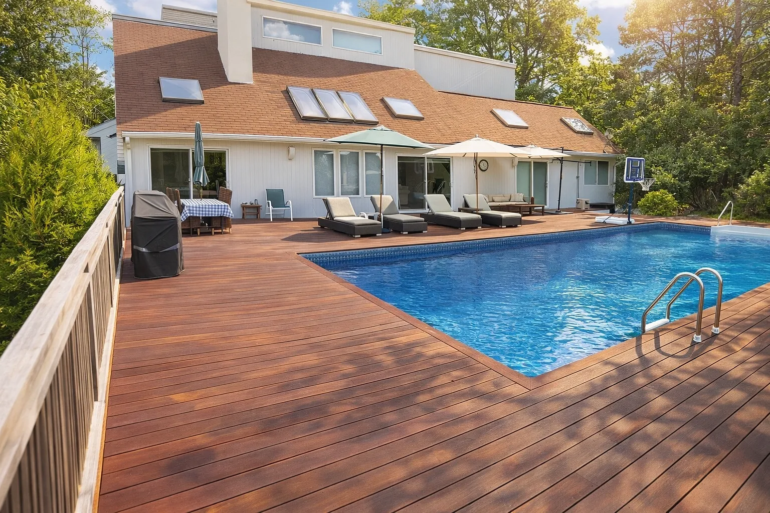 Quogue 5 bedroom Contemporary Summer Retreat and Heated Pool — Photo 2