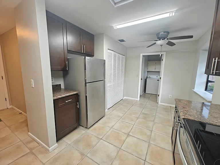 Kitchen, brand new 42 inch cabinets, granite countertops, stainless steel appliances