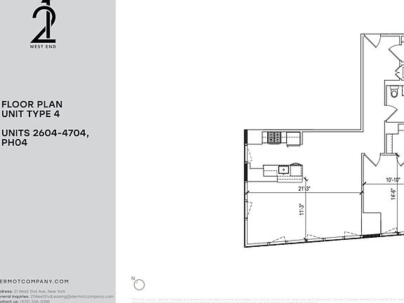 2nd image of 21 W End Ave APT 2704