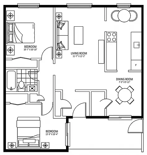 Floor plan 1101
