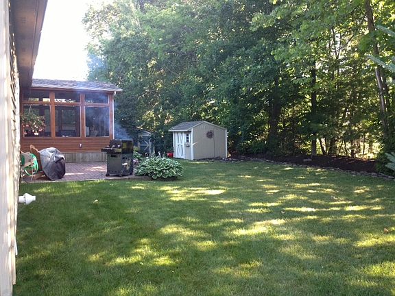 Shaded and private back yard