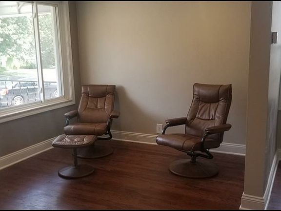 A sitting nook, living room