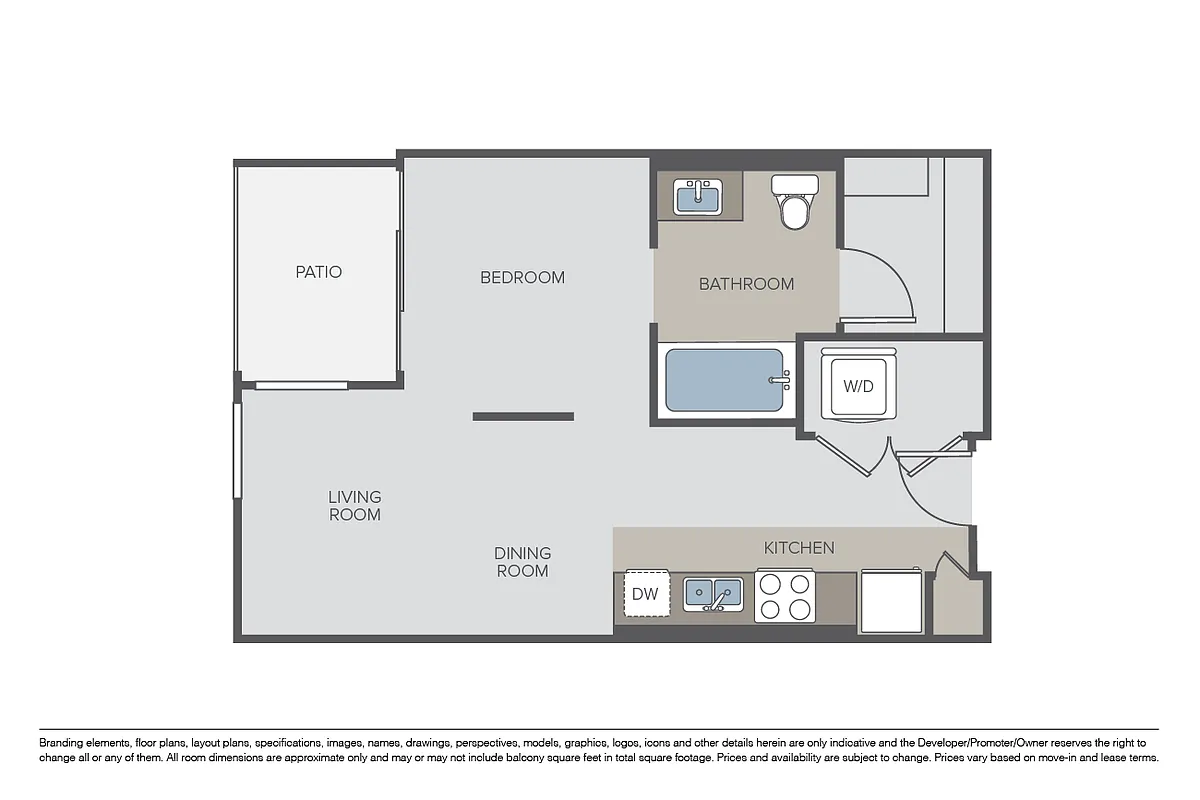 Floor plan Plan 1E