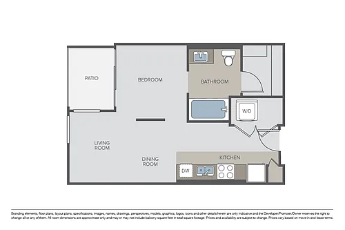 Floor plan Plan 1E
