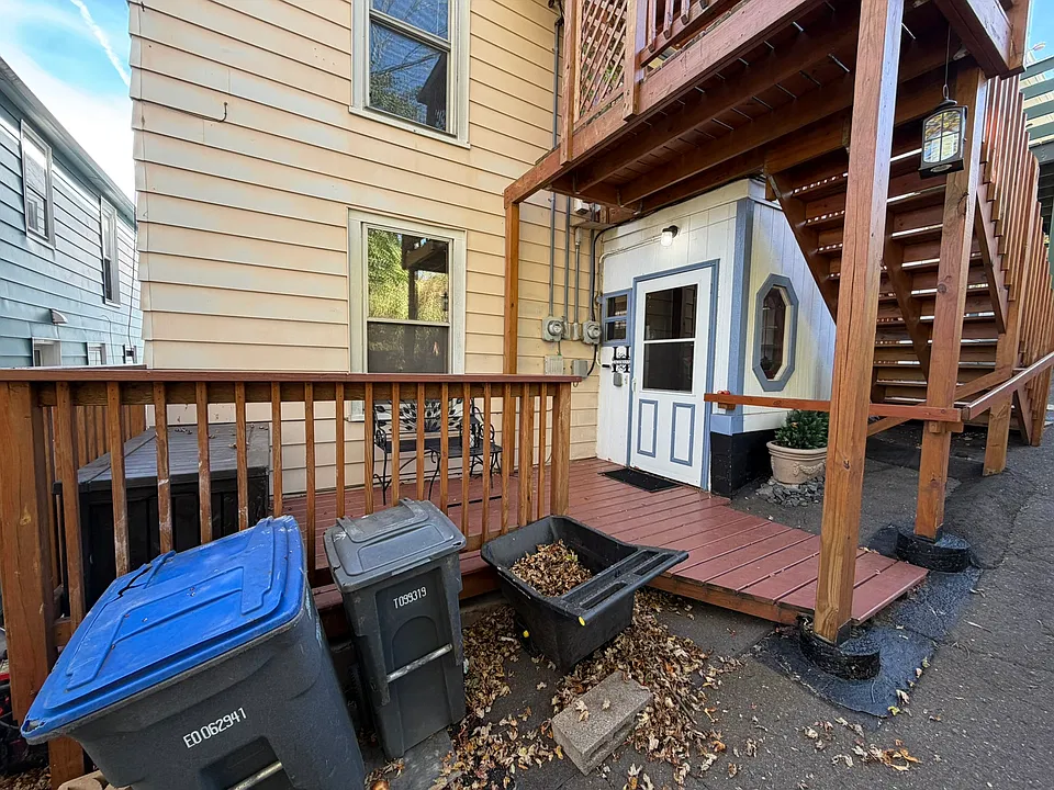 Back (Main) entrance to residence