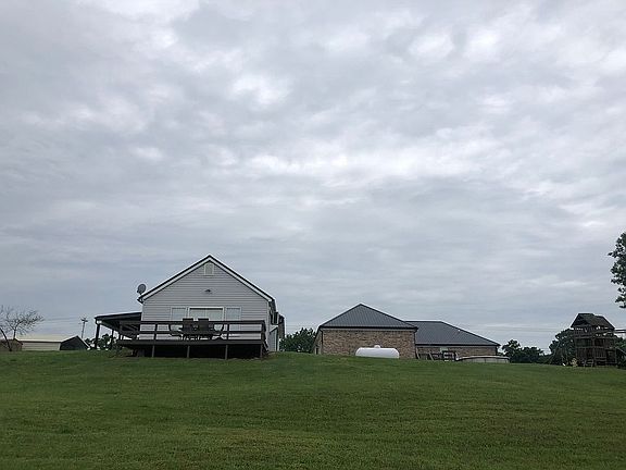 View from the back of land