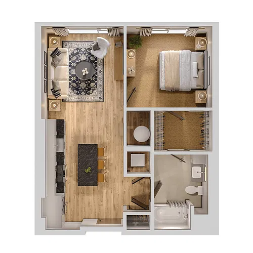 Floor plan 1G