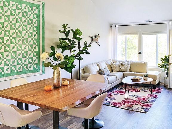Dining area to living room.