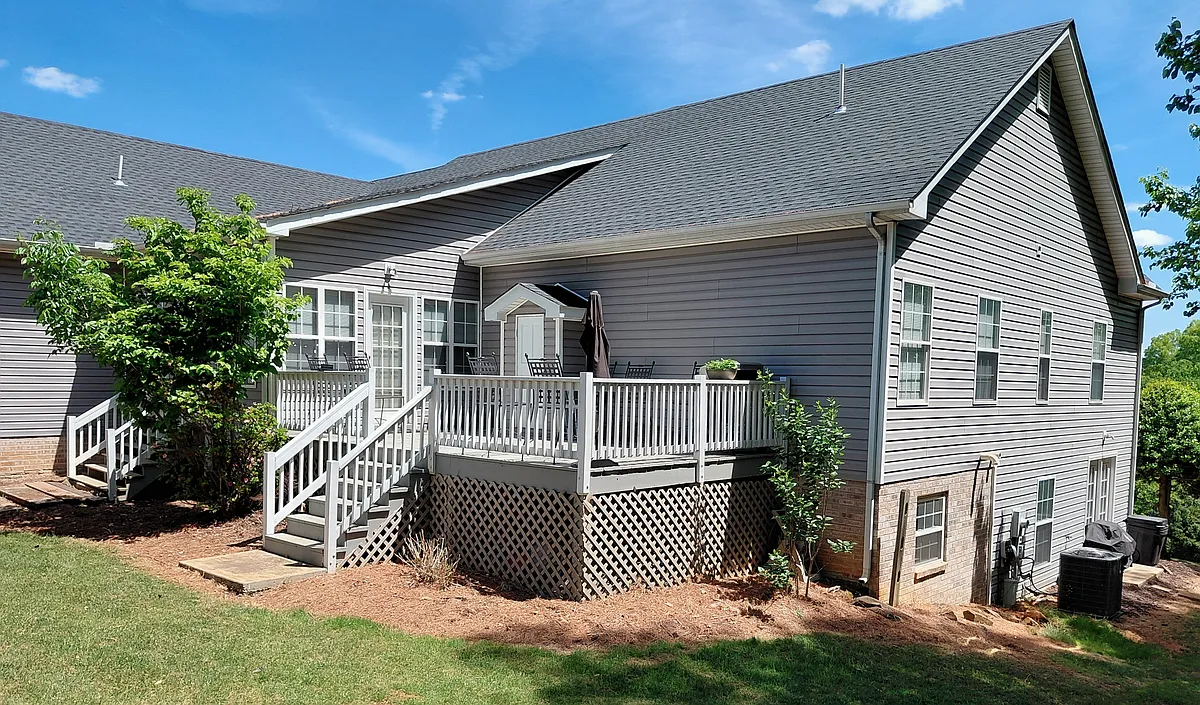 Private deck access with outdoor space for relaxing or entertaining - 2415 Wakefield Rd #1