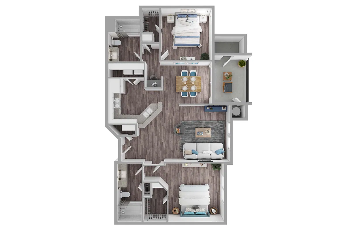 Floor plan Santa Cruz Renovated