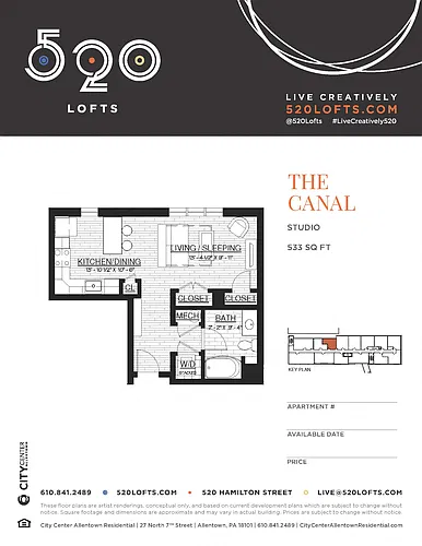 Floor plan The Canal