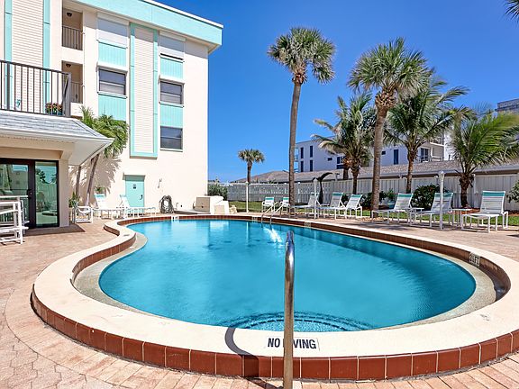 Large heated pool