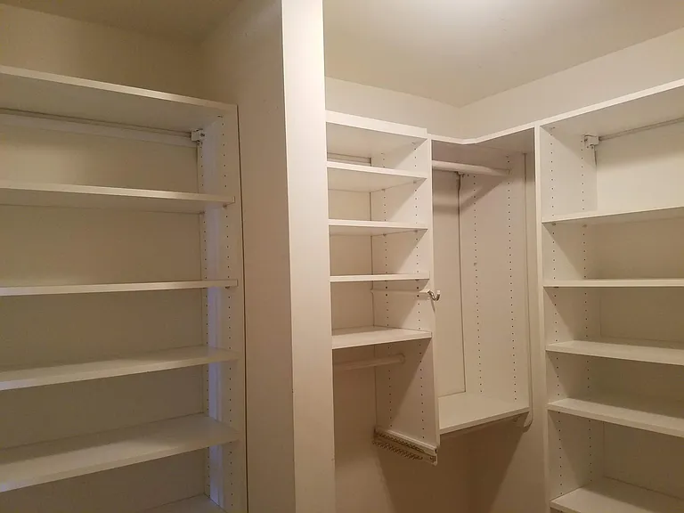 Master walk-in closet