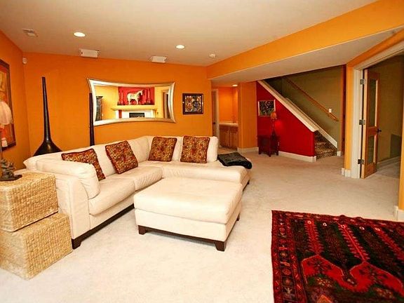 "The lower level features a family room, 2 bedrooms and 2 baths"