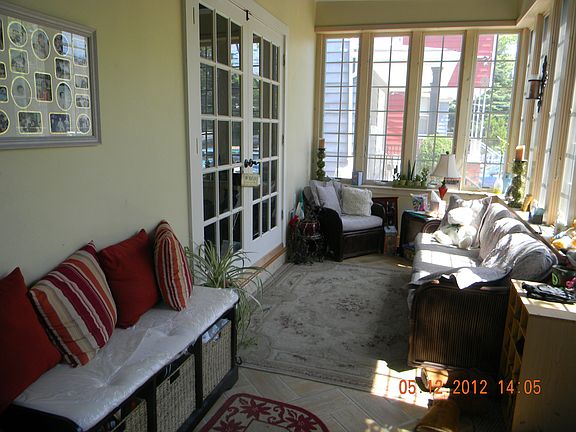 Enclosed sunroom