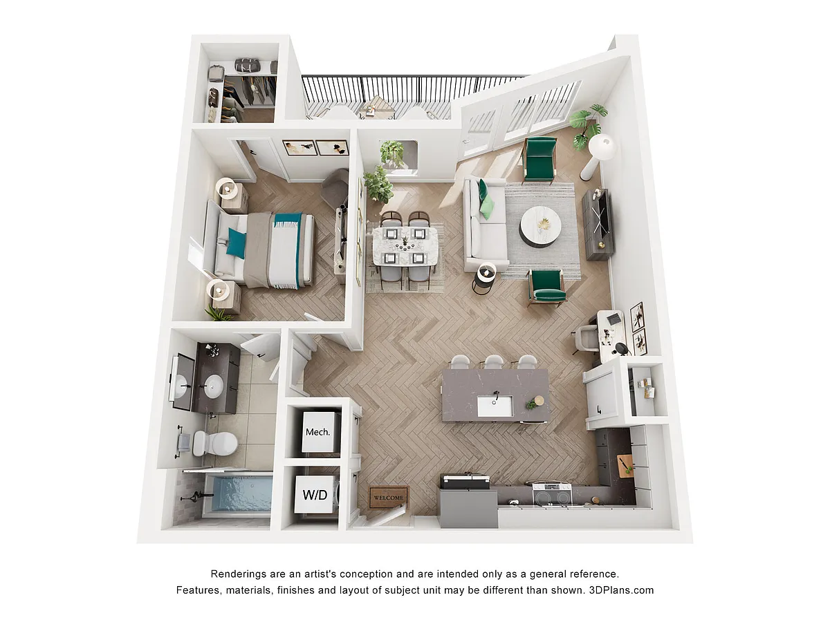 Floor plan Ecru