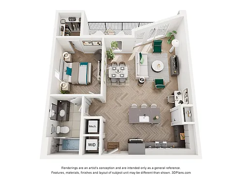 Floor plan Ecru