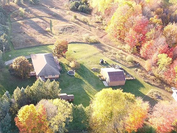 aerial view of property