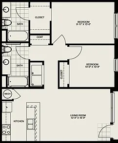 Colony Village B4 Floor Plan Colony Village B4 Floor Plan