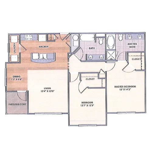 Floor plan Dogwood Phase 1