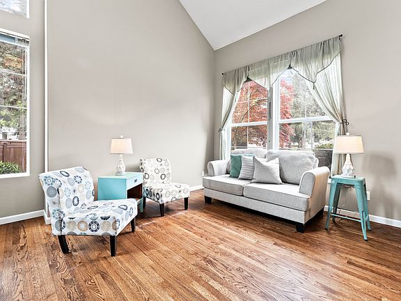 Hardwood floors and lots of natural light