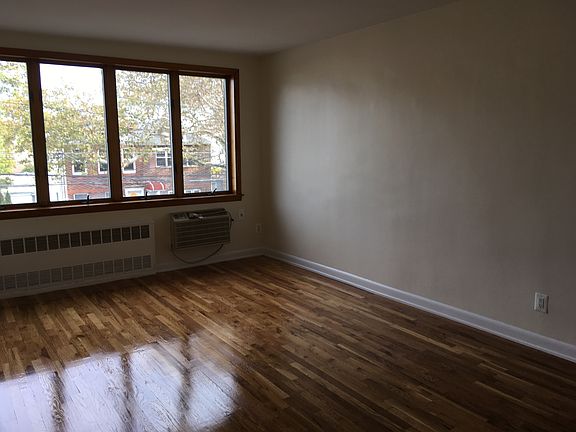 Living room with air conditioning unit