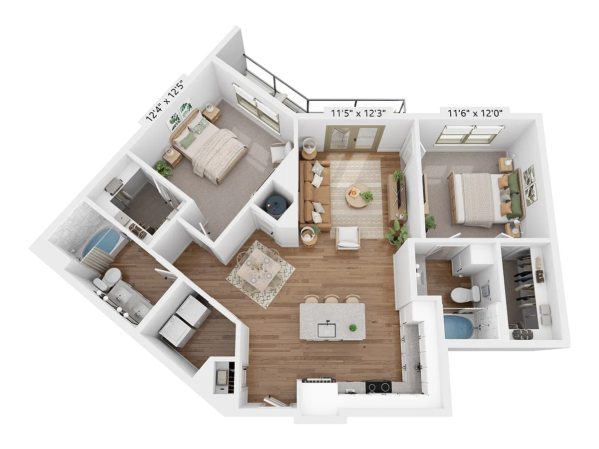 Floor plan B3