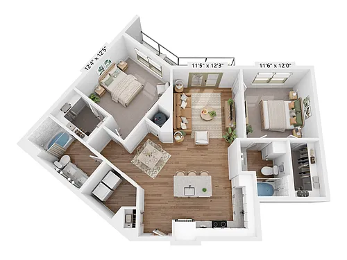 Floor plan B3