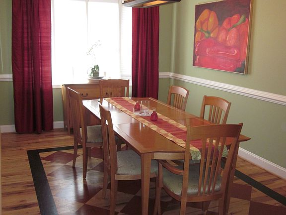 Dining Room with bay window