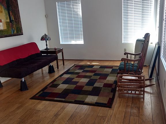 Oak Wood Floors & New Blinds