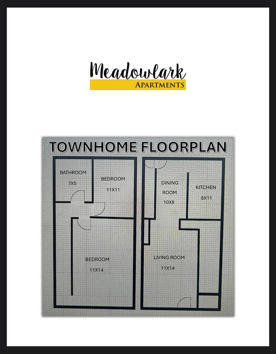 Floor plan Townhome
