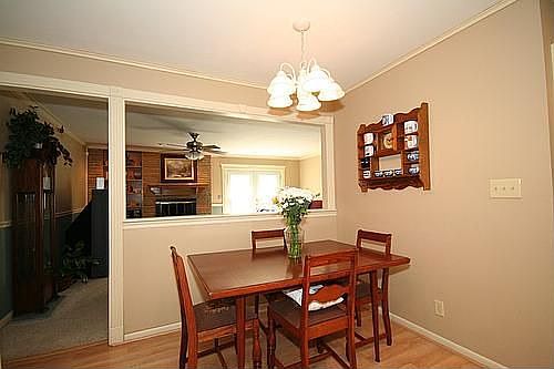 DINING AREA OPEN TO KITCHEN 