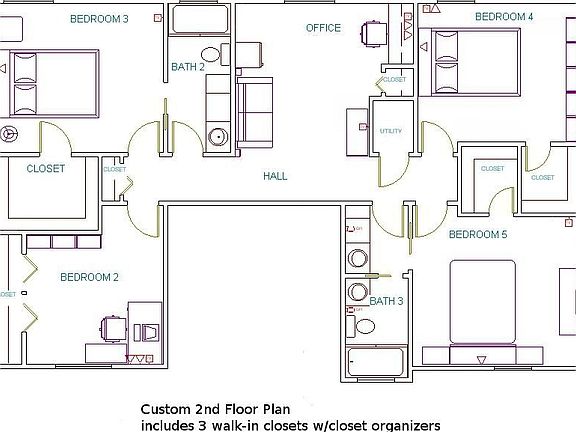 Custom Second Floor Plan