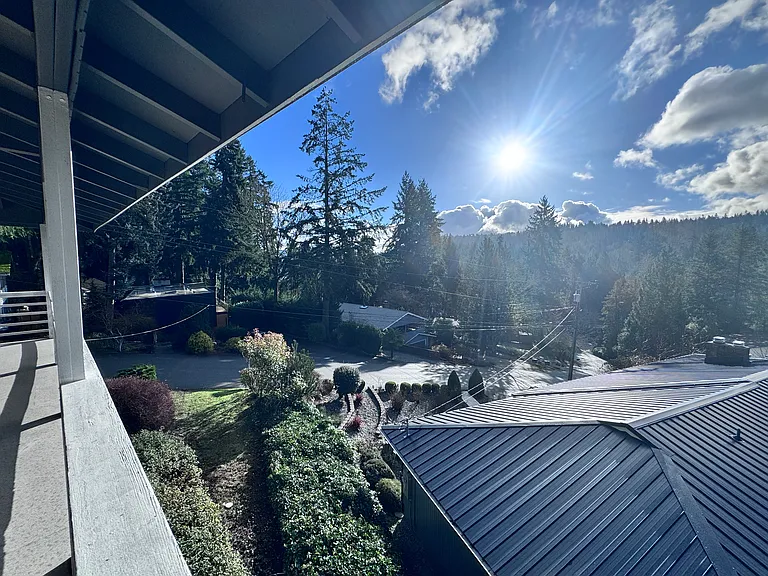 Mountain view from balcony
