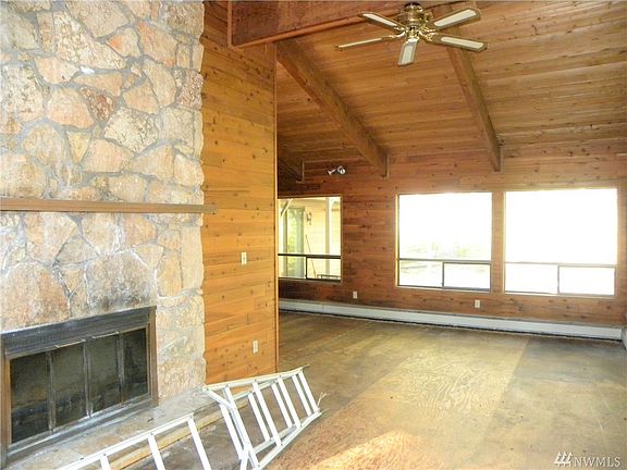 One of two upstairs fireplaces.
