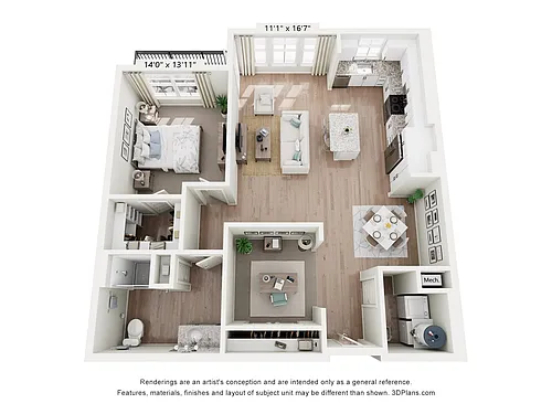 Floor plan A3 - Cobalt