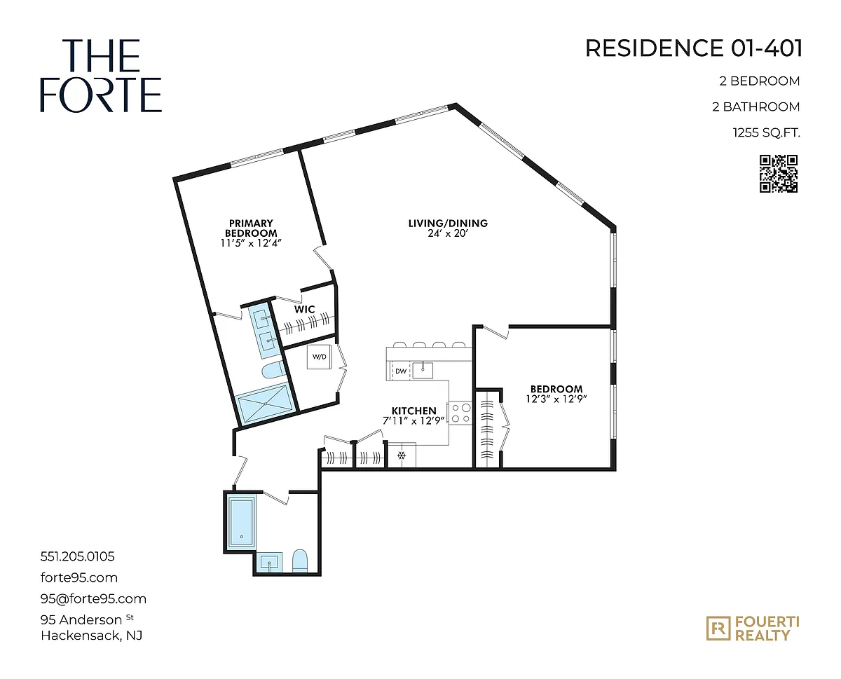 Floor plan 2 Bedroom 2 Bath