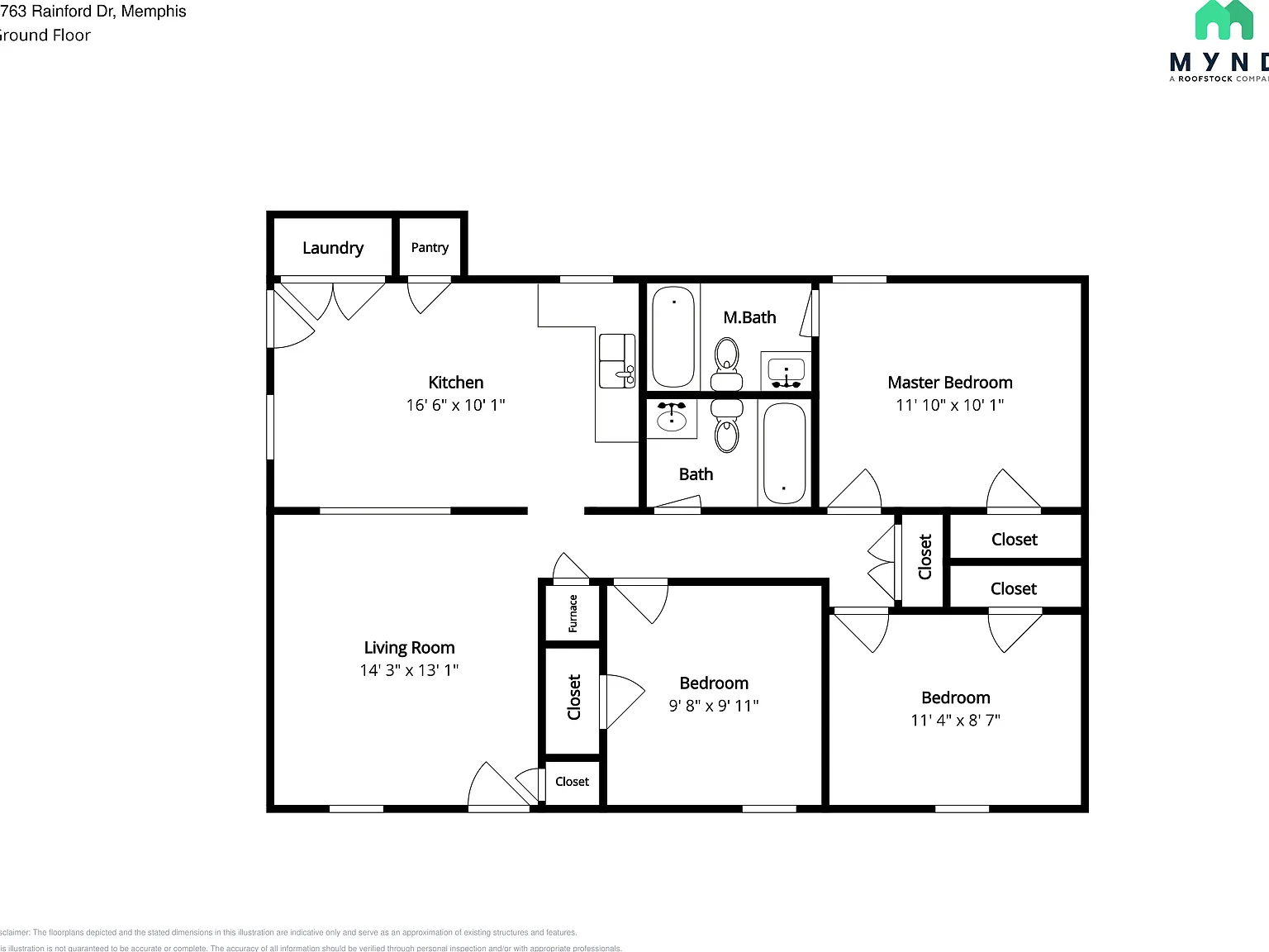 3 bed, 2.0 bath, 999 sqft, $1,315 — Photo 2