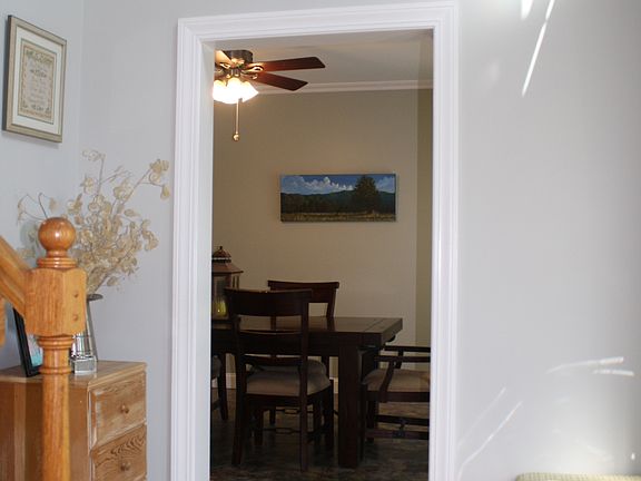 Entry way into dining room