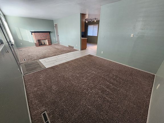 Large front room as you enter the home, tile entry easy to clean