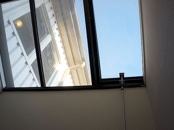 Upstairs bedroom skylight