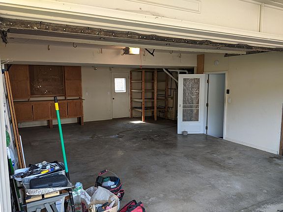 Double car garage.