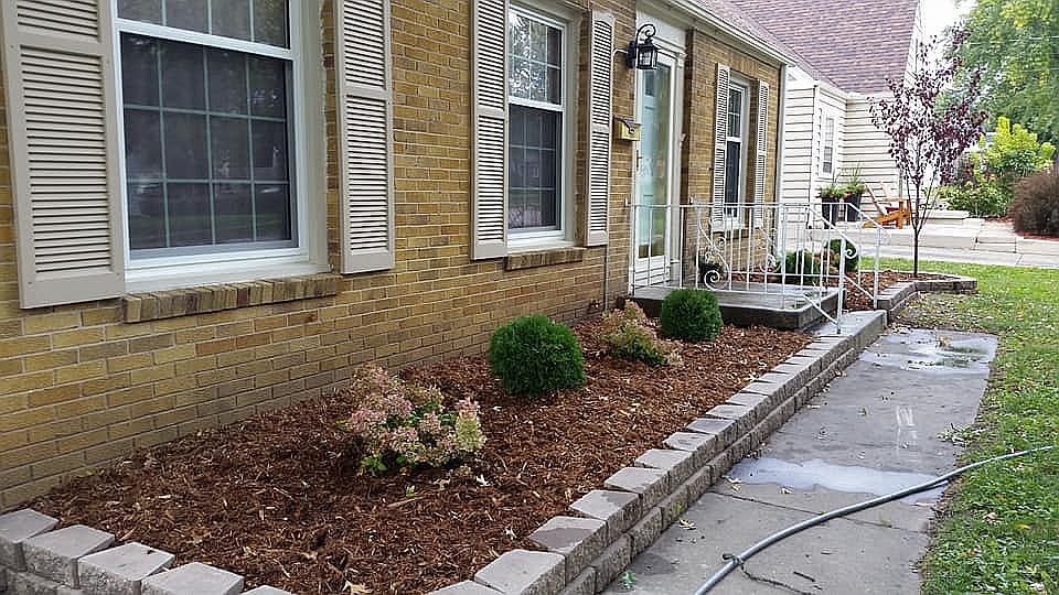 Front brick elevation