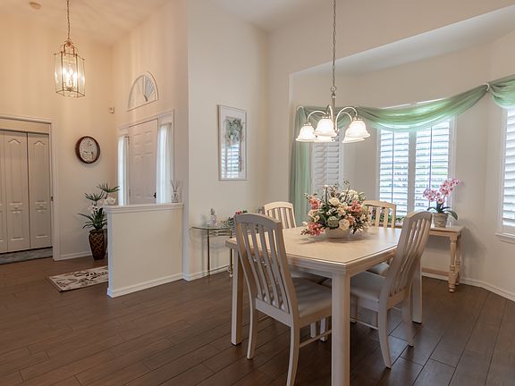 FRONT ENTRY AND DINING ROOM