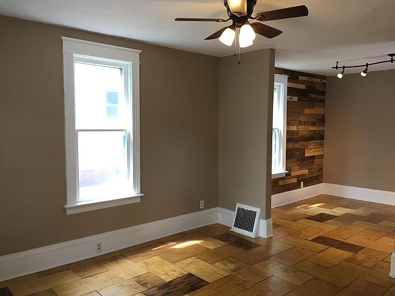 Front door into Living Room and Dining Room.