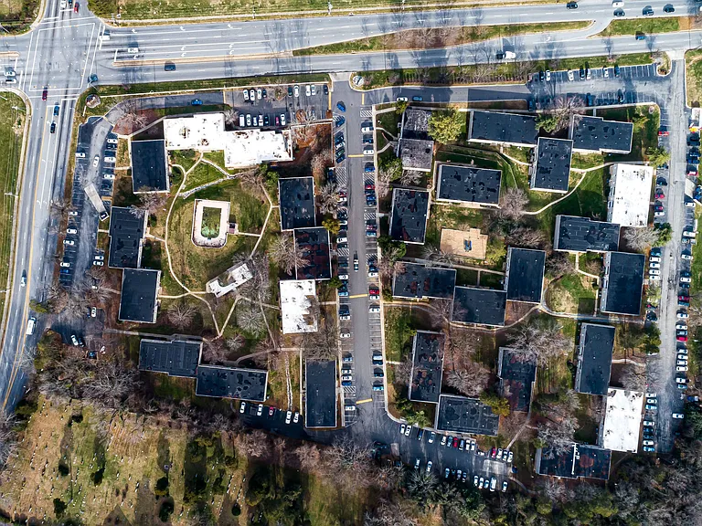 New Irving Heights Beautiful Aerial View | Apartments For Rent in Greensboro,NC