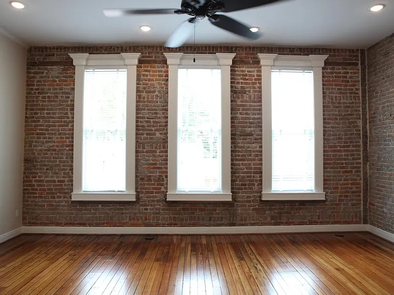 Huge Windows with Beautiful Woodwork