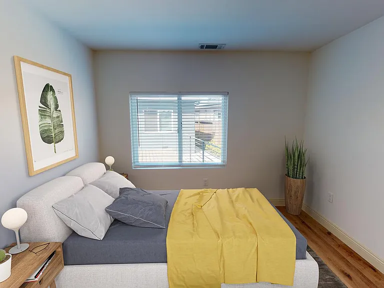 Bedroom 4. This image shows a virtually furnished space. Bedrooms come unfurnished.
