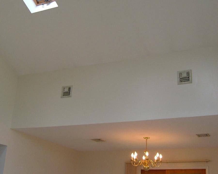 Vaulted 30 ft Ceiling in Living Room